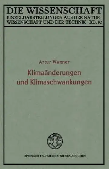 Cover of Klimaänderungen Und Klimaschwankungen