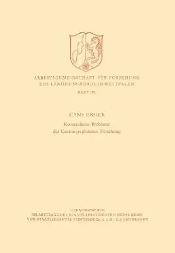 Cover of Konstruktive Probleme Der Ozeanographischen Forschung