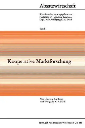 Cover of Kooperative Marktforschung