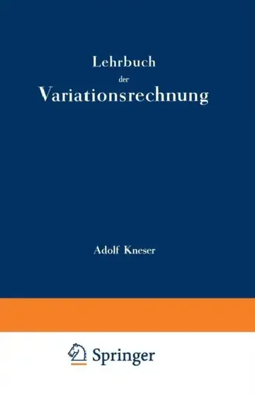 Cover of Lehrbuch Der Variationsrechnung