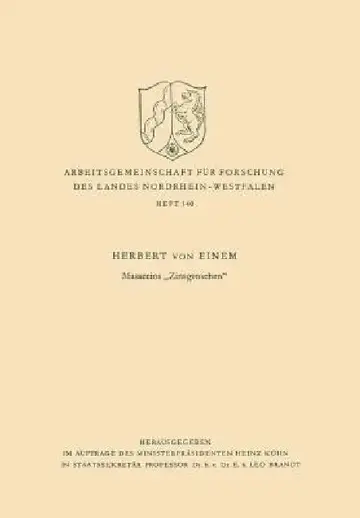 Cover of Masaccios "Zinsgroschen"