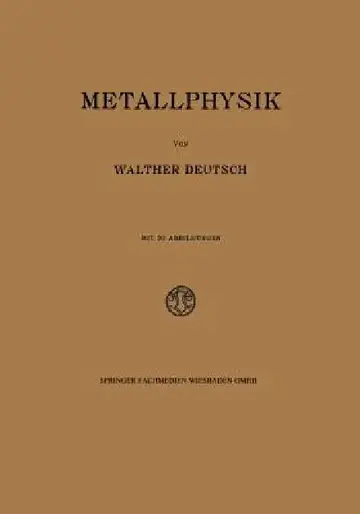 Cover of Metallphysik