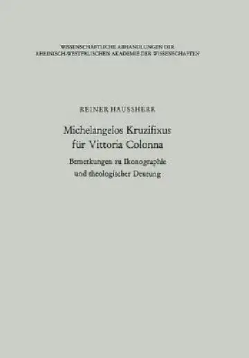 Cover of Michelangelos Kruzifixus Für Vittoria Colonna