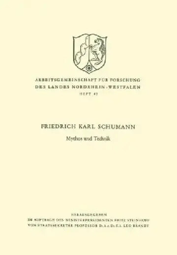 Cover of Mythos Und Technik