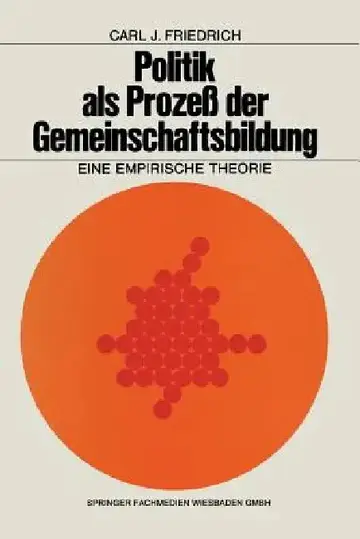 Cover of Politik ALS Prozeß Der Gemeinschaftsbildung