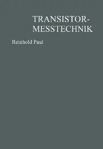 Cover of Transistormeßtechnik