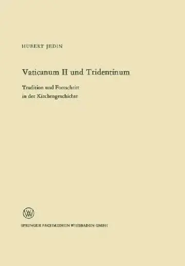 Cover of Vaticanum II Und Tridentinum