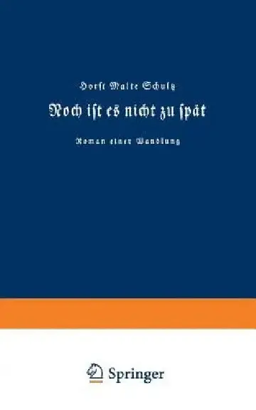 Cover of Noch Ist Es Nicht Zu Spät