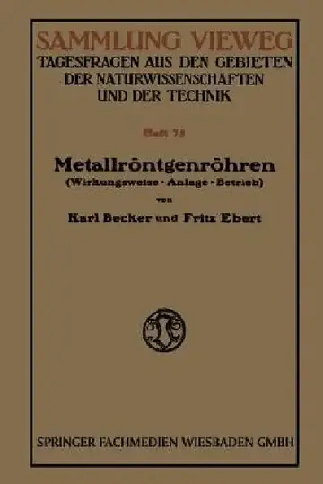 Cover of Metallröntgenröhren