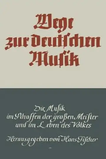 Cover of Wege Zur Deutschen Musik