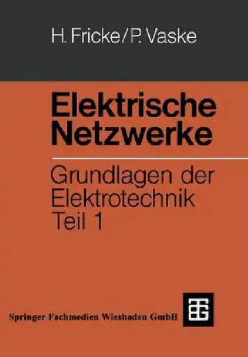 Cover of Elektrische Netzwerke