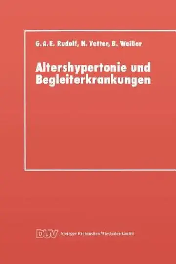 Cover of Altershypertonie Und Begleiterkrankungen