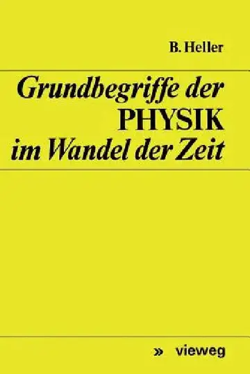 Cover of Grundbegriffe Der Physik Im Wandel Der Zeit