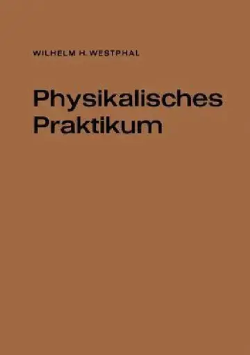Cover of Physikalisches Praktikum