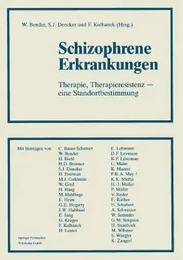 Cover of Schizophrene Erkrankungen