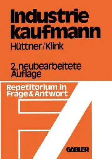 Cover of Industriekaufmann