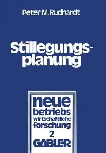 Cover of Stillegungsplanung