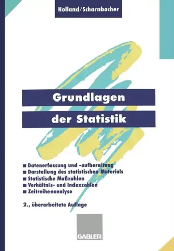 Cover of Grundlagen Der Statistik