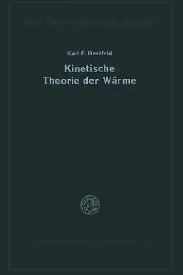 Cover of Kinetische Theorie Der Wärme