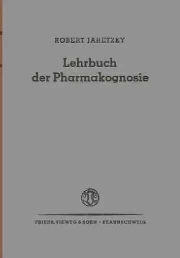 Cover of Lehrbuch Der Pharmakognosie