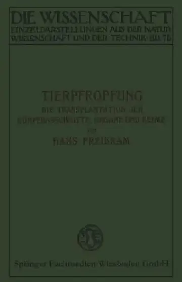 Cover of Tierpfropfung