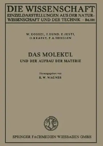 Cover of Das Molekül Und Der Aufbau Der Materie