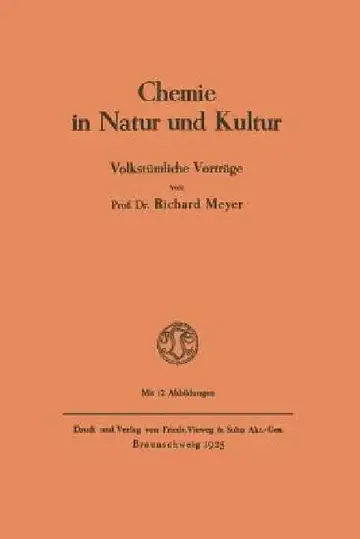 Cover of Chemie in Natur Und Kultur