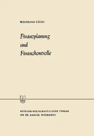 Cover of Finanzplanung Und Finanzkontrolle