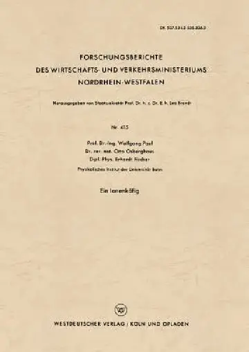 Cover of Ein Ionenkäfig