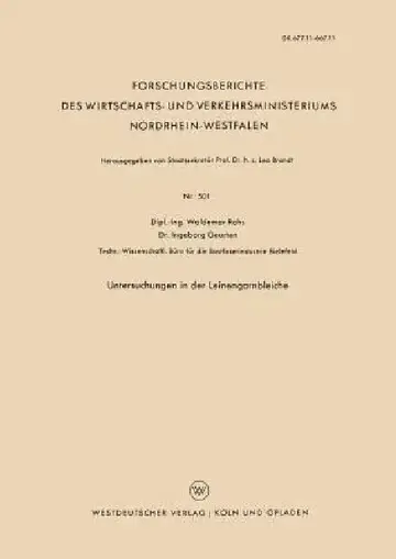 Cover of Untersuchungen in Der Leinengarnbleiche