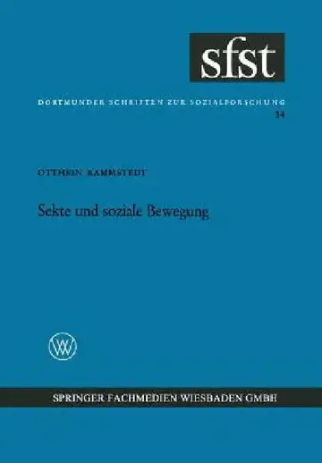 Cover of Sekte Und Soziale Bewegung