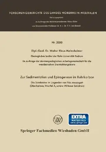 Cover of Zur Sedimentation Und Epirogenese Im Ruhrkarbon