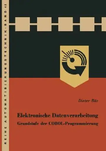 Cover of Elektronische Datenverarbeitung