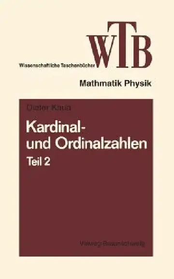 Cover of Kardinal- Und Ordinalzahlen