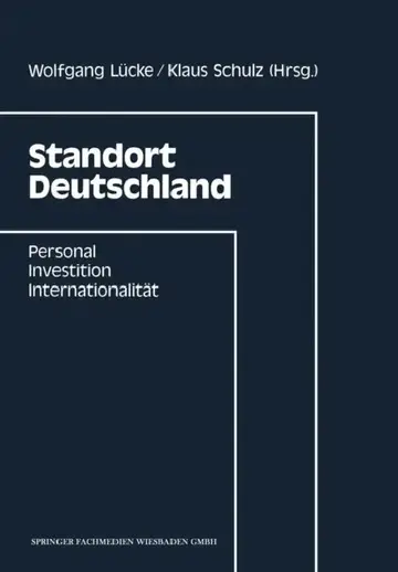 Cover of Standort Deutschland