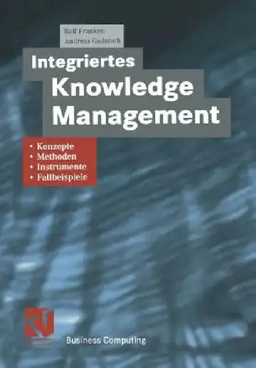 Cover of Integriertes Knowledge Management