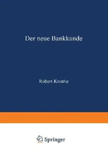 Cover of Der Neue Bankkunde