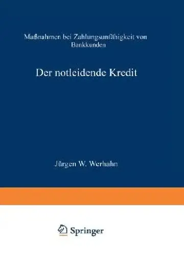 Cover of Der Notleidende Kredit