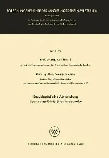 Cover of Enzyklopädische Abhandlung Über Ausgeführte Strahltriebwerke