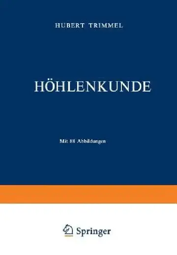 Cover of Höhlenkunde