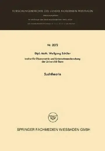 Cover of Suchtheorie