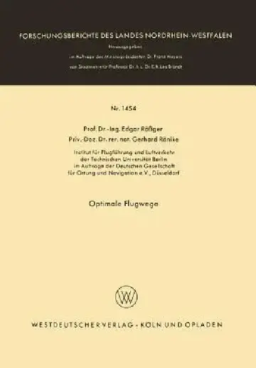 Cover of Optimale Flugwege