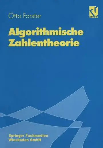 Cover of Algorithmische Zahlentheorie