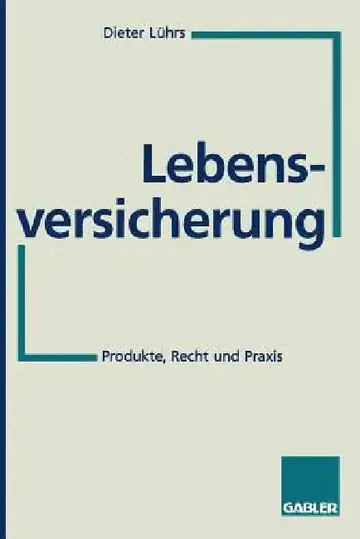 Cover of Lebensversicherung