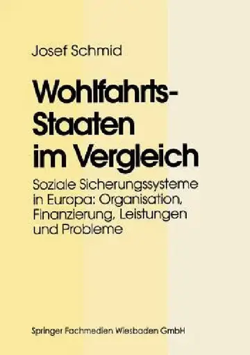 Cover of Wohlfahrtsstaaten Im Vergleich