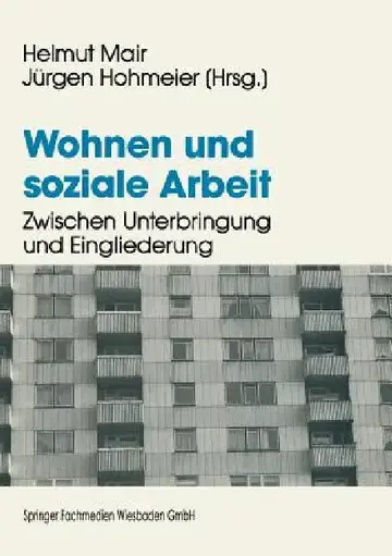 Cover of Wohnen Und Soziale Arbeit