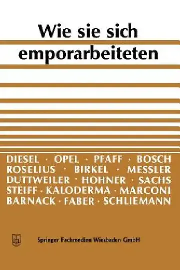 Cover of Wie Sie Sich Emporarbeiteten