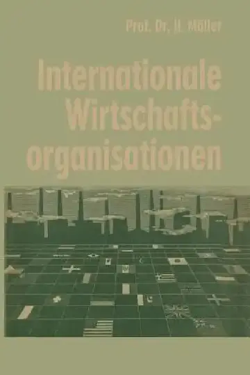 Cover of Internationale Wirtschaftsorganisationen
