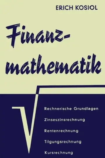 Cover of Finanzmathematik