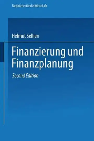 Cover of Finanzierung Und Finanzplanung